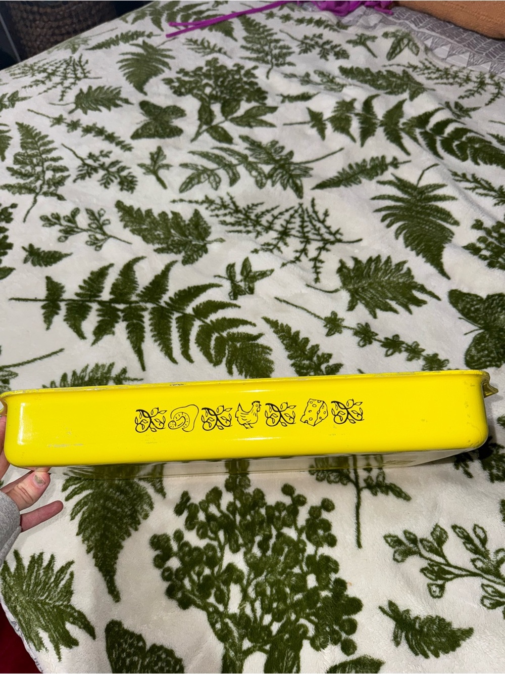 Vintage 70’s Inspired Yellow Baking Dish